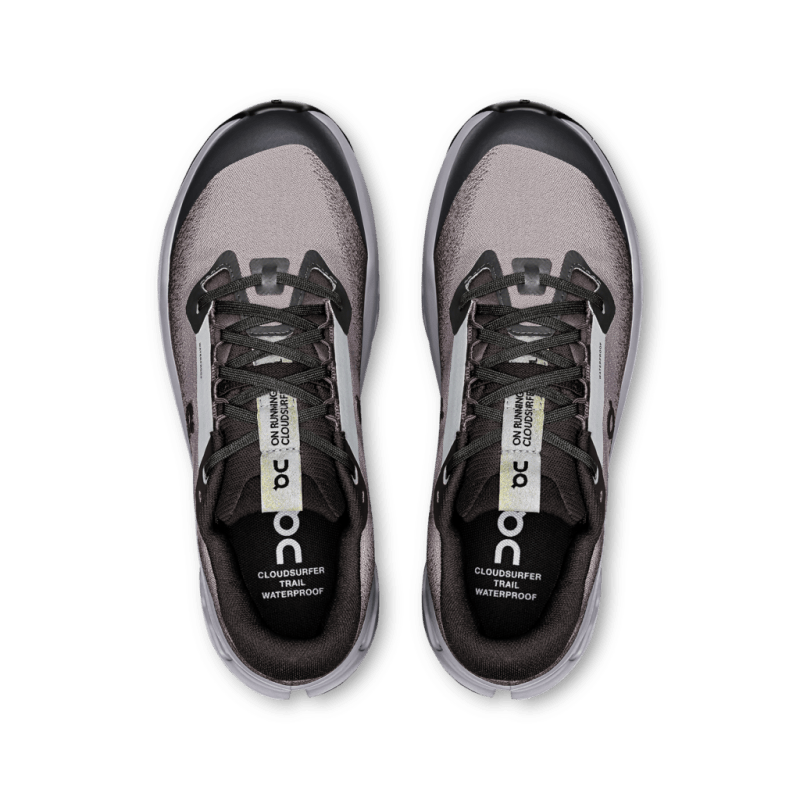 On Cloudsurfer Trail 2 Waterproof - Black/Lilac