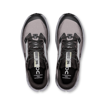 On Cloudsurfer Trail 2 Waterproof - Black/Lilac