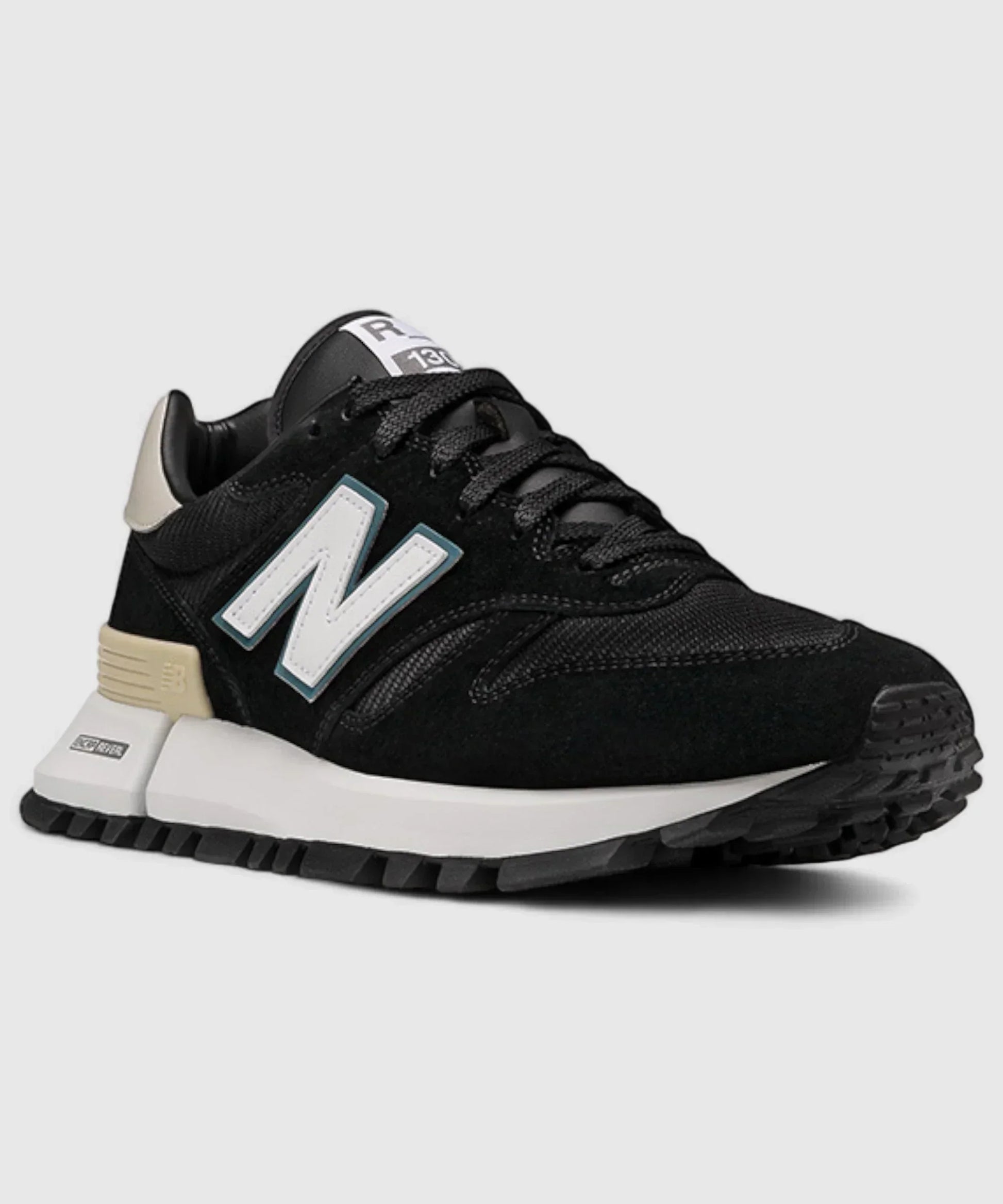 New Balance 1300 - Black with Black and Teal