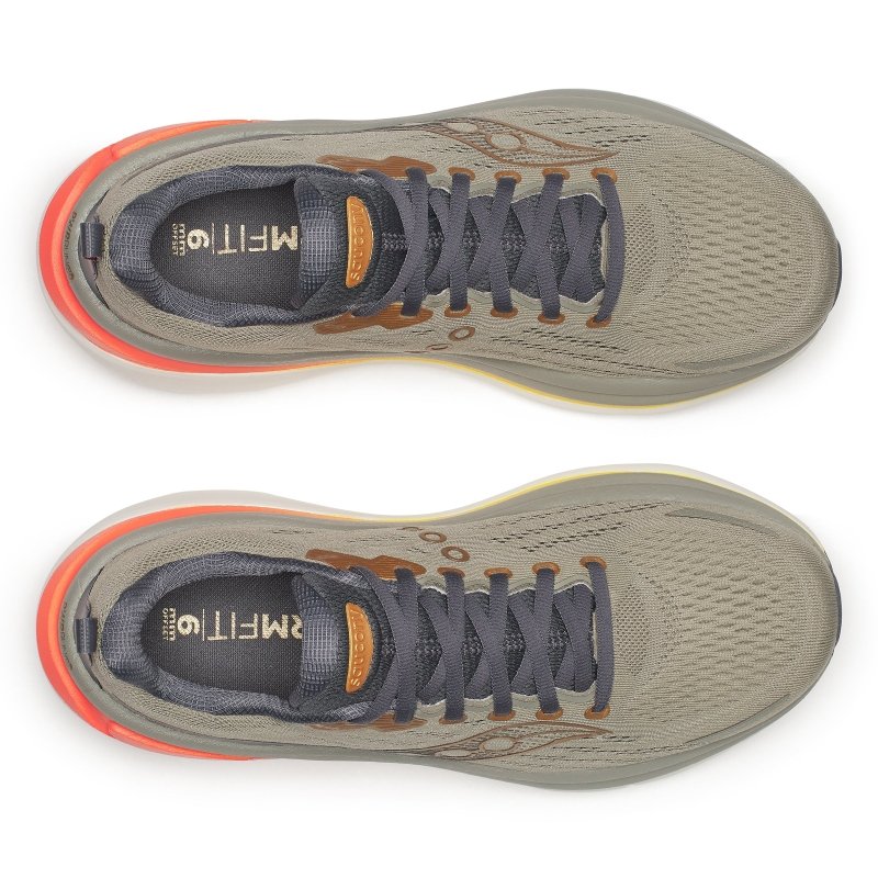 Saucony Hurricane 25 - Laurel/Fire