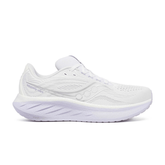 Saucony Ride 18 - White/Thistle