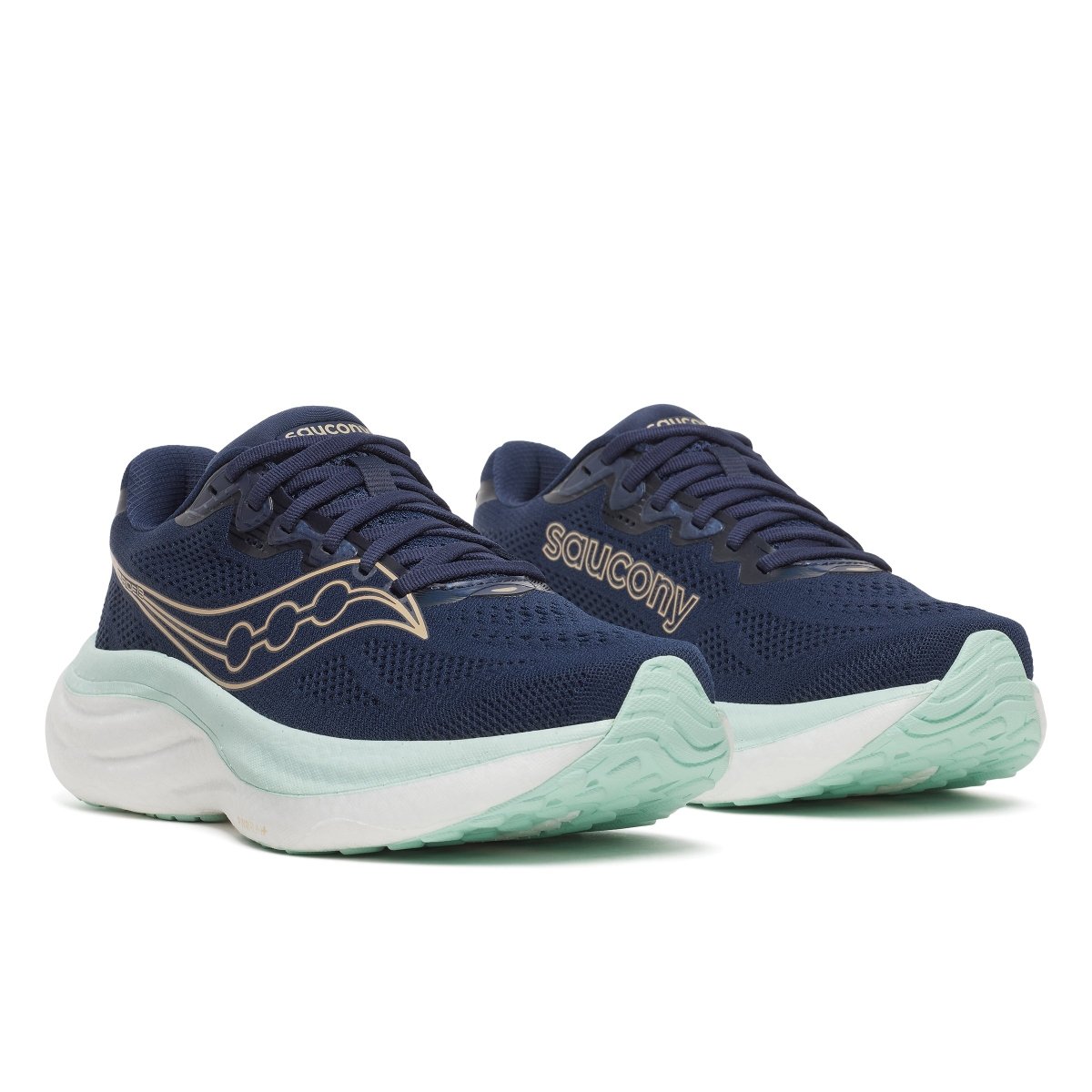 Saucony Ride 19 - Navy/Aqua