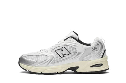 New Balance 530 - White / Silver Metallic / Black